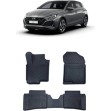 Wehhler Hyundai I20 2020 5d Araca Özel Havuzlu Gerçek Kauçuk Kokusuz Paspas