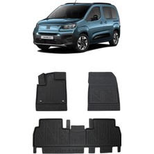 Wehhler Fiat Doblo 2024 5d Araca Özel Havuzlu Gerçek Kauçuk Kokusuz Paspas