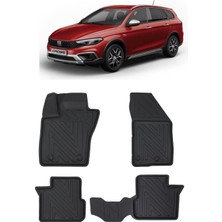 Wehhler Fiat Egea Cross Stw 2027 5d Araca Özel Havuzlu Gerçek Kauçuk Kokusuz Paspas