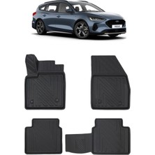 Wehhler Ford Focus Stw 2018 5d Araca Özel Havuzlu Gerçek Kauçuk Kokusuz Paspas