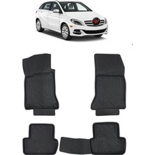 Wehhler Mercedes B Serisi W246 2016 5d Araca Özel Havuzlu Gerçek Kauçuk Kokusuz Paspas
