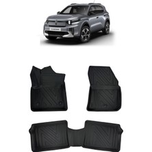 Wehhler Citroen C3 Aircross Elektrikli 2027 5d Araca Özel Havuzlu Gerçek Kauçuk Kokusuz Paspas