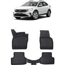 Wehhler Vw Taıgo 2022 5d Araca Özel Havuzlu Gerçek Kauçuk Kokusuz Paspas