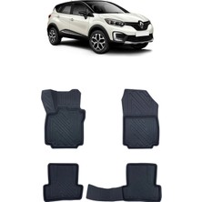 Wehhler Renault Captur 2017 5d Araca Özel Havuzlu Gerçek Kauçuk Kokusuz Paspas