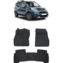 Wehhler Fiat Fiorino 2016 5d Araca Özel Havuzlu Gerçek Kauçuk Kokusuz Paspas