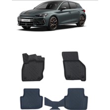 Wehhler Cupra Leon Otomatik 2023 5d Araca Özel Havuzlu Gerçek Kauçuk Kokusuz Paspas