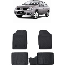 Wehhler Renault Symbol 2006 5d Araca Özel Havuzlu Gerçek Kauçuk Kokusuz Paspas