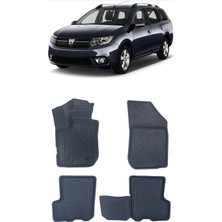 Wehhler Dacia Logan 2013 5d Araca Özel Havuzlu Gerçek Kauçuk Kokusuz Paspas