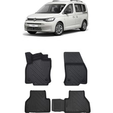 Wehhler Vw Caddy 2025 5d Araca Özel Havuzlu Gerçek Kauçuk Kokusuz Paspas