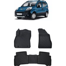 Wehhler Peugeot Bipper 2013 5d Araca Özel Havuzlu Gerçek Kauçuk Kokusuz Paspas