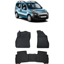 Wehhler Citroen Nemo 2014 5d Araca Özel Havuzlu Gerçek Kauçuk Kokusuz Paspas