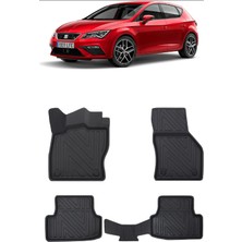 Wehhler Seat Leon (Manuel) 2025 5d Araca Özel Havuzlu Gerçek Kauçuk Kokusuz Paspas