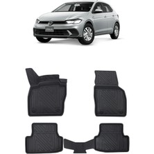 Wehhler Vw Polo 2020 5d Araca Özel Havuzlu Gerçek Kauçuk Kokusuz Paspas
