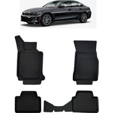 Wehhler Bmw 3 Serisi G20 2023 5d Araca Özel Havuzlu Gerçek Kauçuk Kokusuz Paspas