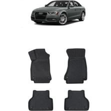 Wehhler Audi A4 (B8) 2011 5d Araca Özel Havuzlu Gerçek Kauçuk Kokusuz Paspas