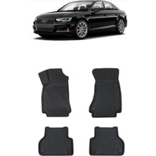 Wehhler Audi A4 (B9) 2017 5d Araca Özel Havuzlu Gerçek Kauçuk Kokusuz Paspas