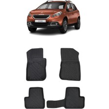 Wehhler Peugeot 2008 2018 5d Araca Özel Havuzlu Gerçek Kauçuk Kokusuz Paspas