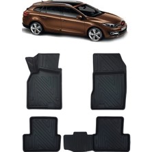 Wehhler Renault Megane 3 Stw  2016 5d Araca Özel Havuzlu Gerçek Kauçuk Kokusuz Paspas