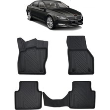 Wehhler Skoda Superb 2019 5d Araca Özel Havuzlu Gerçek Kauçuk Kokusuz Paspas