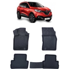 Wehhler Renault Kadjar 2018 5d Araca Özel Havuzlu Gerçek Kauçuk Kokusuz Paspas