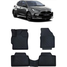 Wehhler Toyota Yaris 2026 5d Araca Özel Havuzlu Gerçek Kauçuk Kokusuz Paspas
