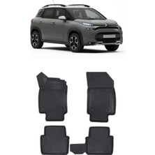 Wehhler Citroen C3 Aircross 2016 5d Araca Özel Havuzlu Gerçek Kauçuk Kokusuz Paspas
