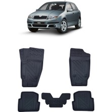 Wehhler Skoda Fabia Hb 2001 5d Araca Özel Havuzlu Gerçek Kauçuk Kokusuz Paspas