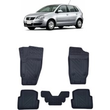 Wehhler Vw Polo 2007 5d Araca Özel Havuzlu Gerçek Kauçuk Kokusuz Paspas