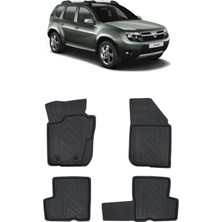 Wehhler Dacia Duster 4x2 2014 5d Araca Özel Havuzlu Gerçek Kauçuk Kokusuz Paspas