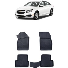 Wehhler Chevrolet Cruze Sedan 2008 5d Araca Özel Havuzlu Gerçek Kauçuk Kokusuz Paspas