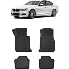 Wehhler Bmw 3 Serisi F30 2013 5d Araca Özel Havuzlu Gerçek Kauçuk Kokusuz Paspas