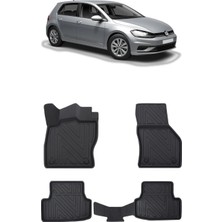 Wehhler Vw Golf 7 2016 5d Araca Özel Havuzlu Gerçek Kauçuk Kokusuz Paspas