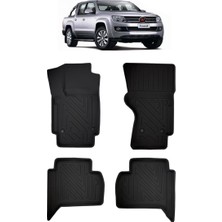 Wehhler Vw Amarok 2018 5d Araca Özel Havuzlu Gerçek Kauçuk Kokusuz Paspas