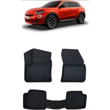 Wehhler Fiat 600 Elektrikli 2026 5d Araca Özel Havuzlu Gerçek Kauçuk Kokusuz Paspas