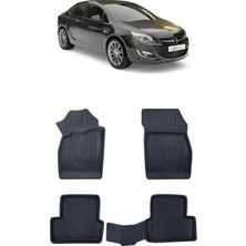 Wehhler Opel Astra J Sedan 2020 5d Araca Özel Havuzlu Gerçek Kauçuk Kokusuz Paspas