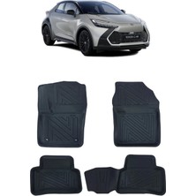 Wehhler Toyota Chr 2027 5d Araca Özel Havuzlu Gerçek Kauçuk Kokusuz Paspas