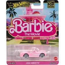 Hot Wheels Barbie The Movie 1956 Corvette 1/64 Model Araba
