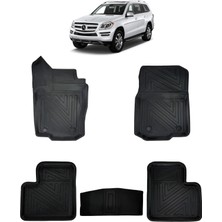 Wehhler Mercedes Gls X166 2013 5d Araca Özel Havuzlu Gerçek Kauçuk Kokusuz Paspas