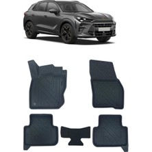 Wehhler Cupra Terramar 2024 5d Araca Özel Havuzlu Gerçek Kauçuk Kokusuz Paspas
