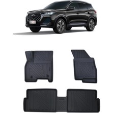 Wehhler Chery Tıggo 7 Pro Max 2020 5d Araca Özel Havuzlu Gerçek Kauçuk Kokusuz Paspas