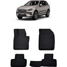 Wehhler Volvo XC60 2026 5d Araca Özel Havuzlu Gerçek Kauçuk Kokusuz Paspas