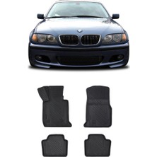 Wehhler Bmw 3 Serisi E46 2005 5d Araca Özel Havuzlu Gerçek Kauçuk Kokusuz Paspas