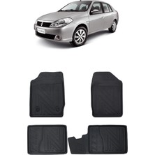 Wehhler Renault Symbol-Talia 2010 5d Araca Özel Havuzlu Gerçek Kauçuk Kokusuz Paspas