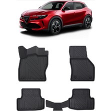 Wehhler Alfa Romeo Junior Elettrica 2027 5d Araca Özel Havuzlu Gerçek Kauçuk Kokusuz Paspas