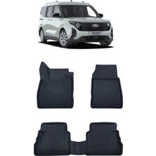 Wehhler Ford Courier 2026 5d Araca Özel Havuzlu Gerçek Kauçuk Kokusuz Paspas