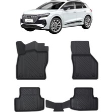 Wehhler Audi Q4 E-Tron 2023 5d Araca Özel Havuzlu Gerçek Kauçuk Kokusuz Paspas
