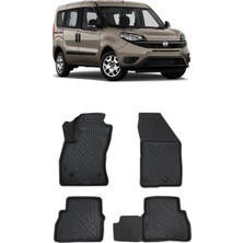 Wehhler Fiat Doblo 2018 5d Araca Özel Havuzlu Gerçek Kauçuk Kokusuz Paspas