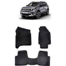 Wehhler Citroen C3 Aircross 2026 5d Araca Özel Havuzlu Gerçek Kauçuk Kokusuz Paspas