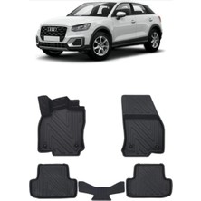 Wehhler Audi Q2 2024 5d Araca Özel Havuzlu Gerçek Kauçuk Kokusuz Paspas