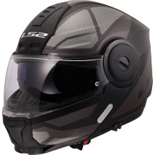 Ls2 Scope 2 Çene Açılır Kask Axıs Mat Siyah-Tıtanıum